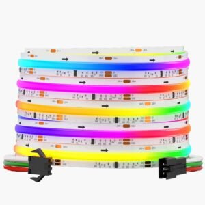 FCOB RGB IC WS2811 Addressable LED Strip 720 576 LEDs High Density Uniform Dream Full Color 12mm 12V 24V