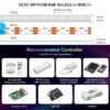 FCOB RGB IC LED Light Strip Similar WS2812B Individually Addressable 160LEDs Smart Pixels Magic DC5V