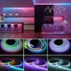 FCOB RGB IC LED Light Strip Similar WS2812B Individually Addressable 160LEDs Smart Pixels Magic DC5V
