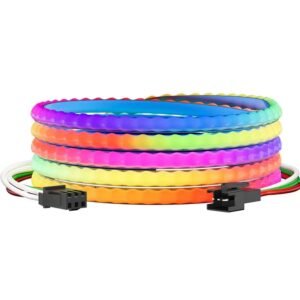 FCOB RGB IC LED Light Strip Similar WS2812B Individually Addressable 160LEDs Smart Pixels Magic DC5V