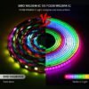 FCOB SPI RGBW WS2814 IC LED Strip Light 784LED/M Addressable Dream Color 10mm DC24V IP30 SK6812 High Flexible FOB COB Lights RA90