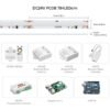 FCOB SPI RGBW WS2814 IC LED Strip Light 784LED/M Addressable Dream Color 10mm DC24V IP30 SK6812 High Flexible FOB COB Lights RA90