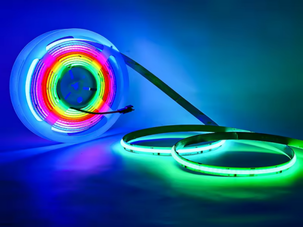 576 light 8MM/10MM board width 24V RGB COB led strip light self-adhesive for Ambient light strip