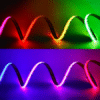 576 light 8MM/10MM board width 24V RGB COB led strip light self-adhesive for Ambient light strip