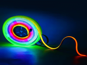 576 light 8MM/10MM board width 24V RGB COB led strip light self-adhesive for Ambient light strip